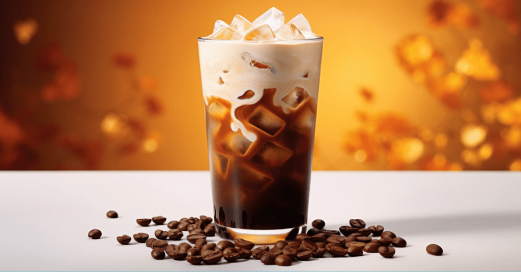 Decadent Iced Coffee with Cream Froth